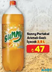SUNNY PORTAKAL AROMALI GAZLI İÇECEK 2,5 L